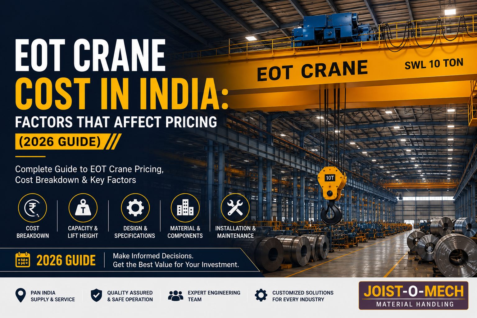 EOT Crane Cost in India 2026 Guide