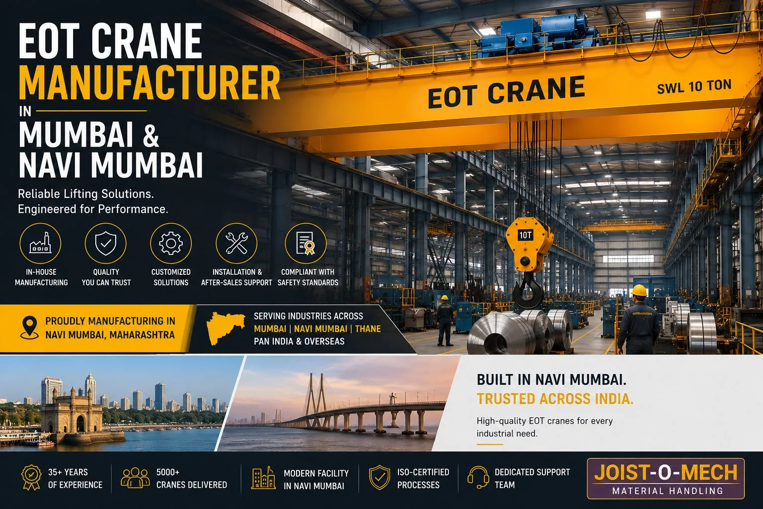 EOT Crane Manufacturer in Mumbai & Navi Mumbai